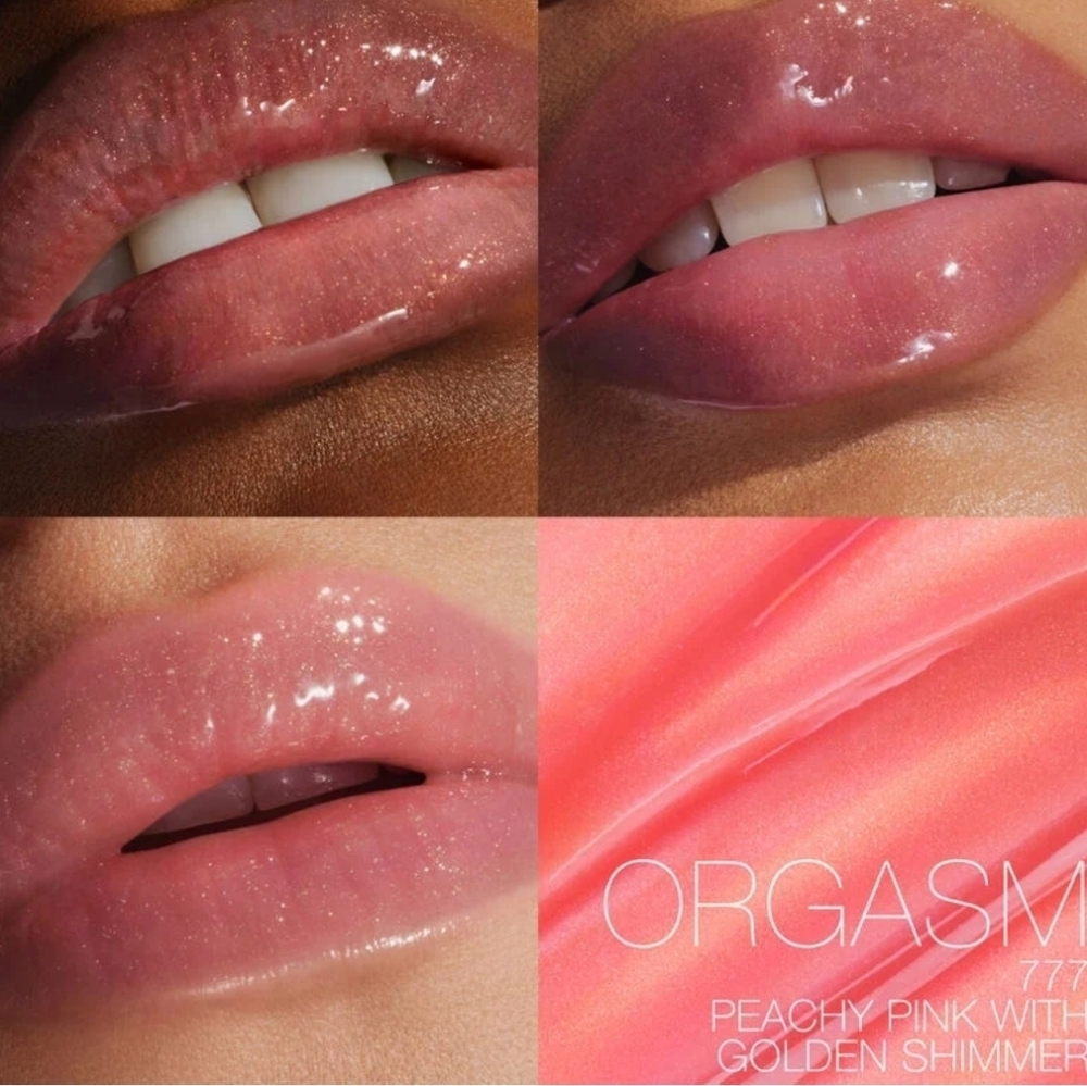 Nars Hot Escape Afterglow Lip Oil: Orgasm (777 Peachy Pink), .17oz, NIB - Picture 2 of 6
